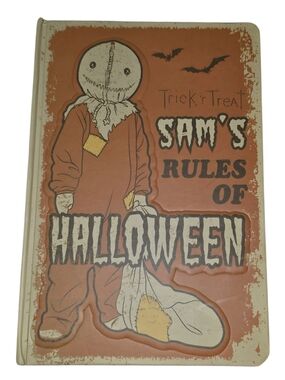 Trick ’r Treat Sam’s Rules of Halloween Hardcover Journal Notebook Legendary